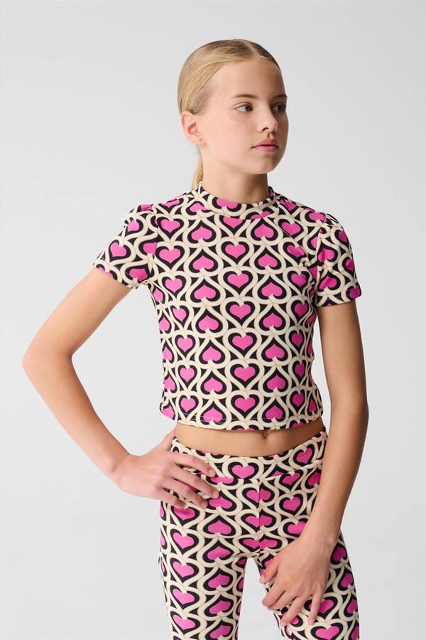 Shoeby cropped T-shirt roze - Foto 1