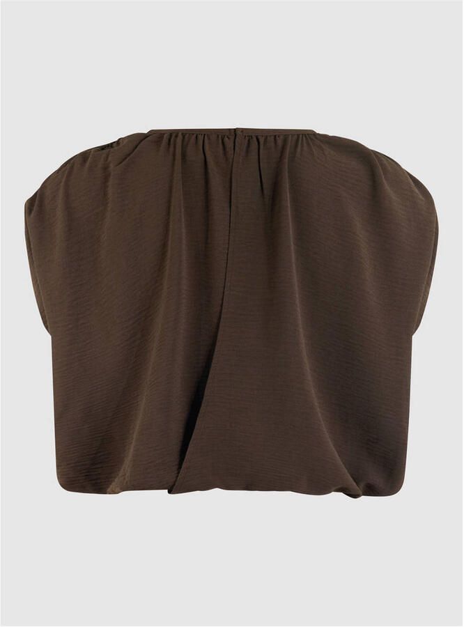 Shoeby cropped top bruin - Foto 2