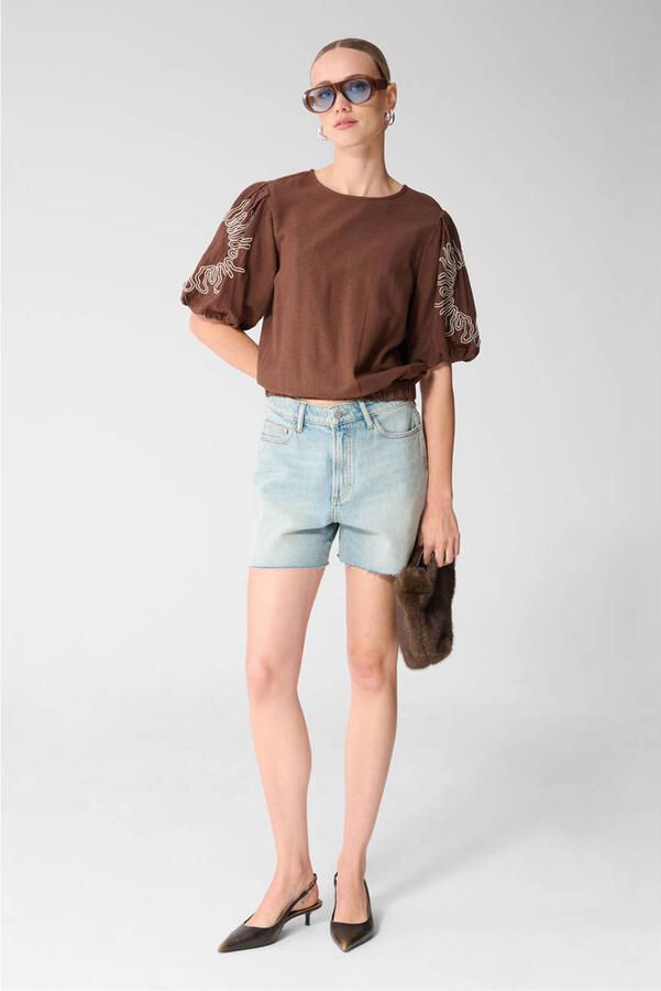 Shoeby cropped top bruin