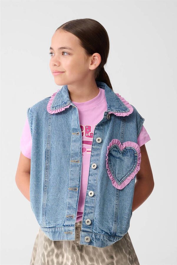 Shoeby denim gilet light blue denim