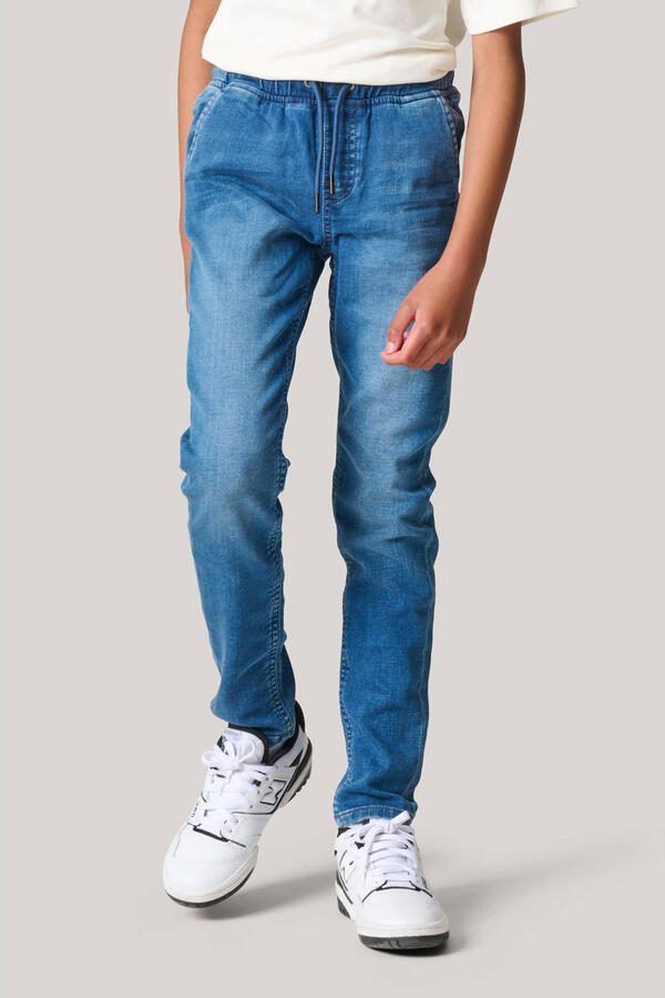 Shoeby denim jogger mediumstone Jog denim Blauw Effen 110 - Foto 3