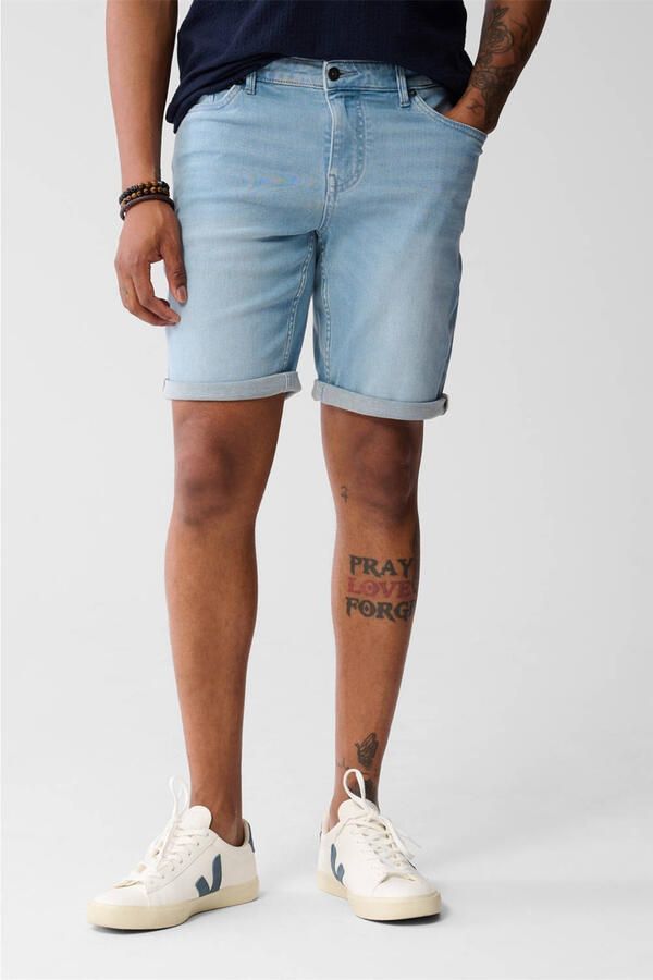 Shoeby denim regular denim short blauw