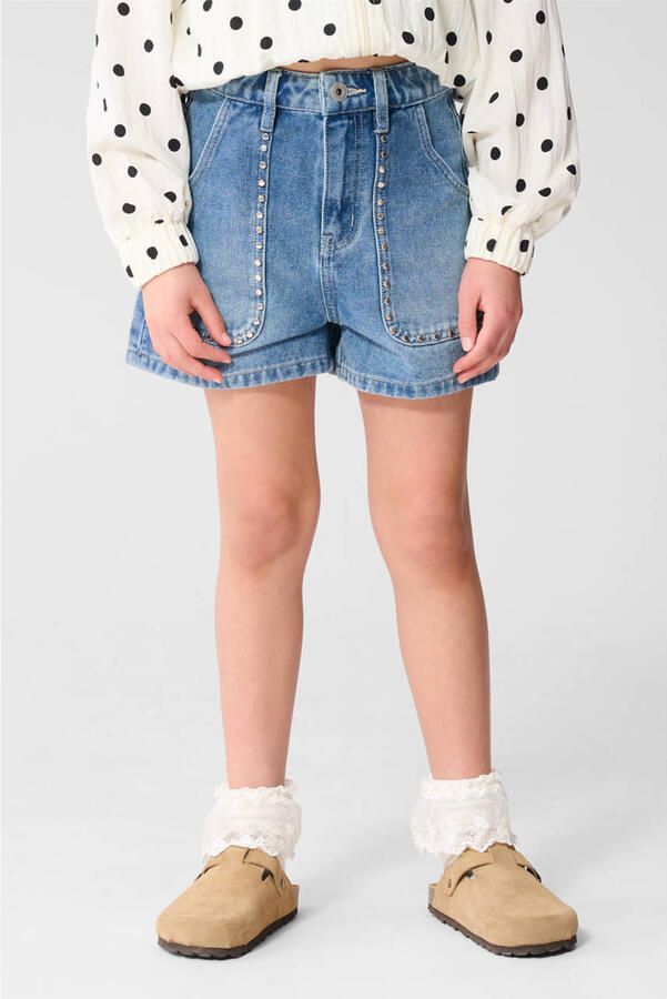 Shoeby denim regular waist short blauw