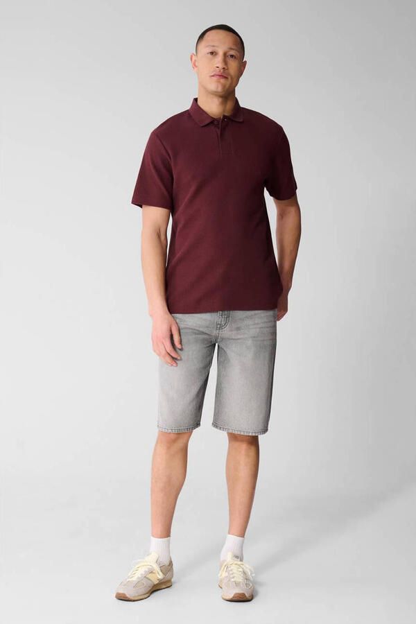 Shoeby denim relaxed regular waist short grijs - Foto 3