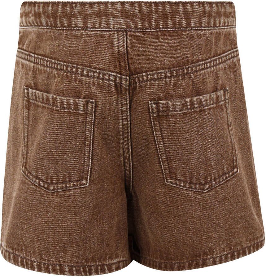 Shoeby denim skort met hartjes bruin - Foto 2
