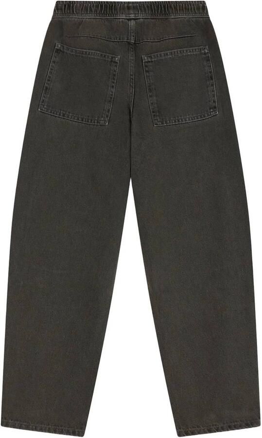 Shoeby denim sweatpant bruin Broek Effen