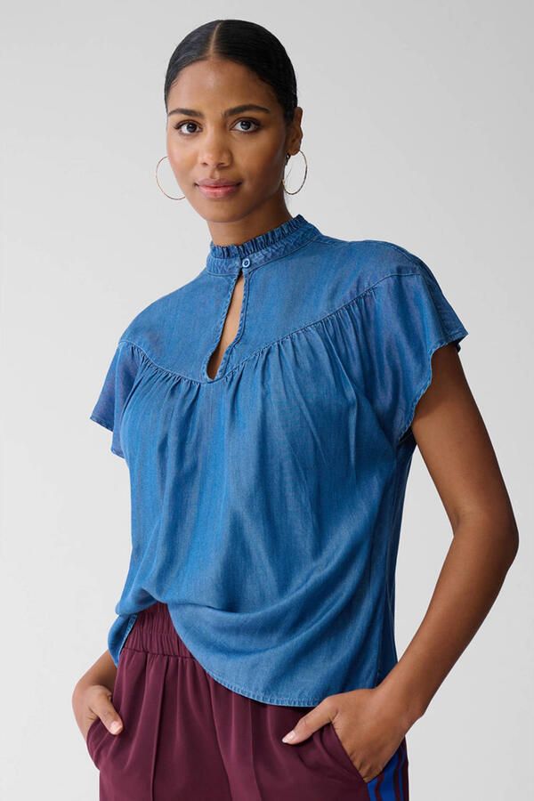 Shoeby denim top blauw