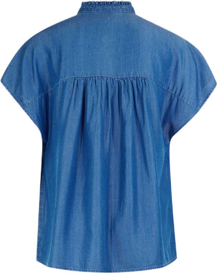 Shoeby denim top blauw - Foto 2