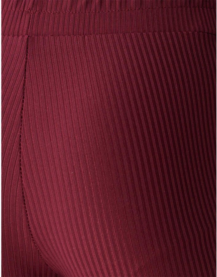Shoeby flared broek donkerrood - Foto 2