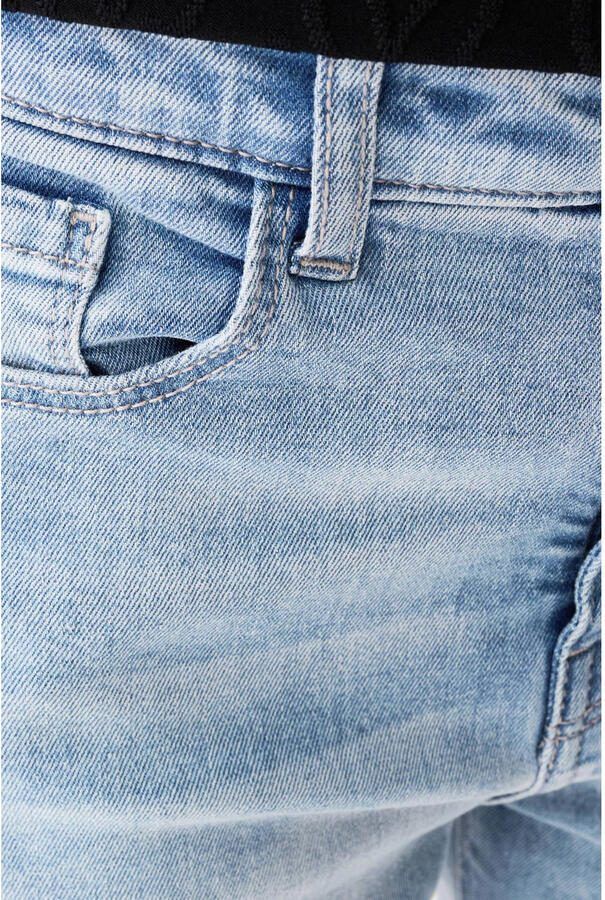Shoeby flared fit jeans bleached Blauw Meisjes Katoen Effen 122 - Foto 2