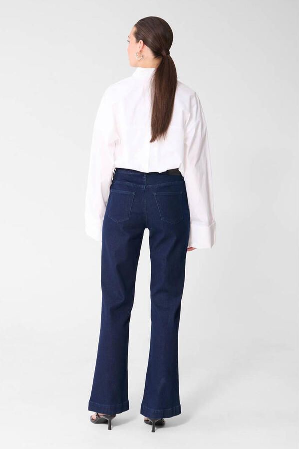 Shoeby flared fit jeans dark blue denim - Foto 2