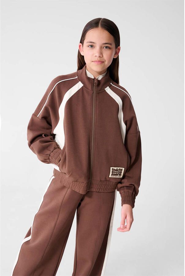 Shoeby relaxed fit fleecevest bruin