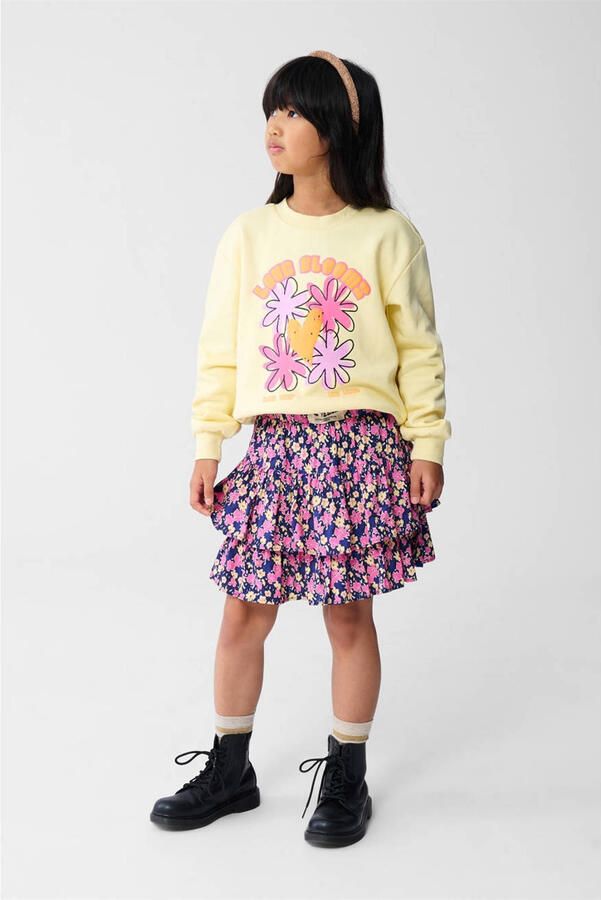 Shoeby gebloemde korte rok roze - Foto 2