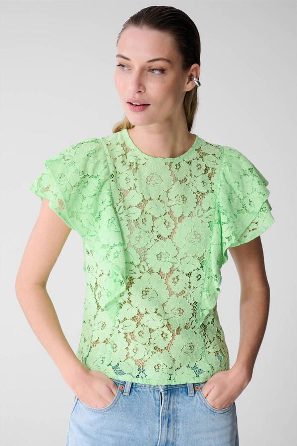 Shoeby gebloemde top groen