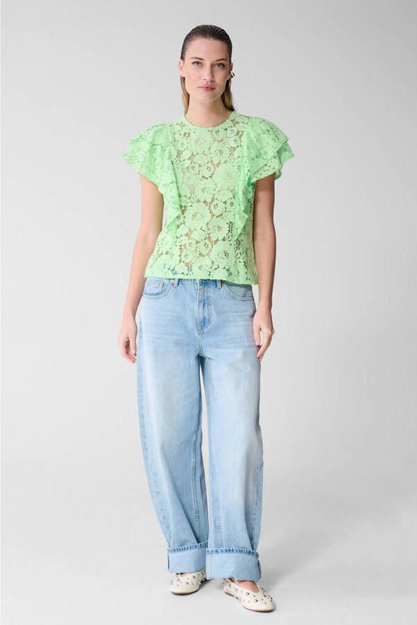 Shoeby gebloemde top groen - Foto 3