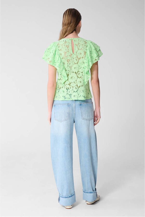 Shoeby gebloemde top groen - Foto 2