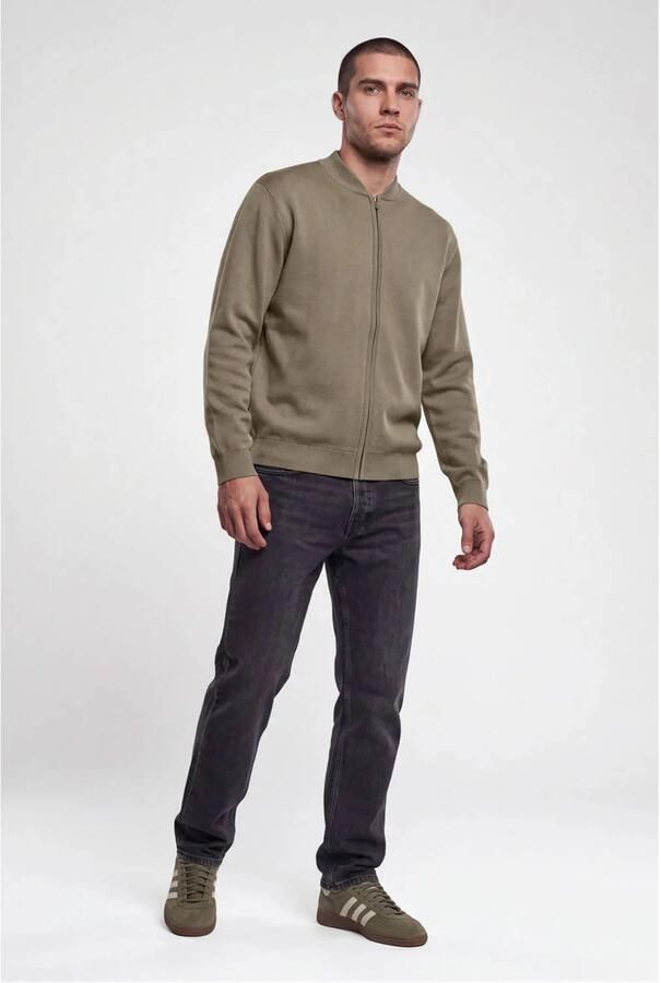 Shoeby gebreid vest groen - Foto 3