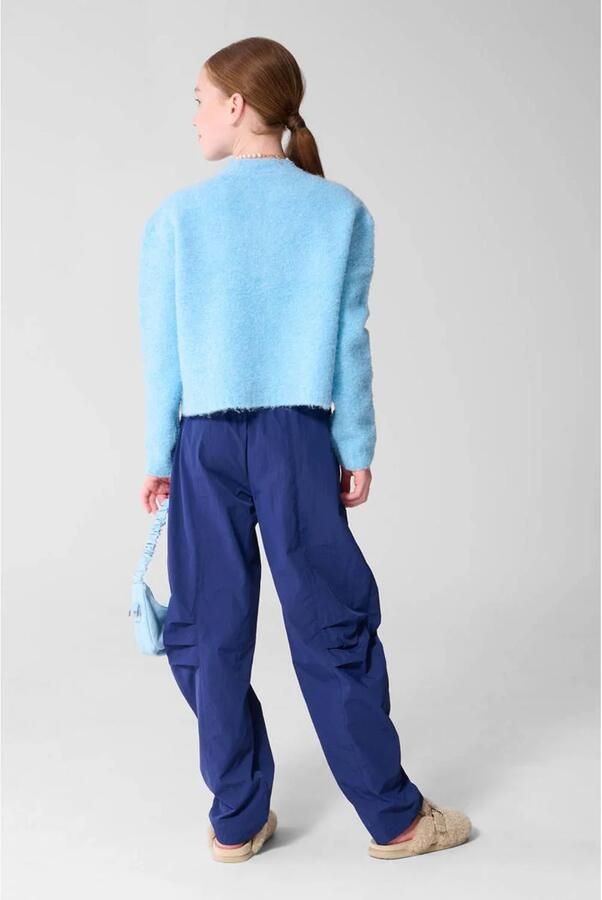 Shoeby gebreid vest met logo lichtblauw Meisjes Polyester Ronde hals - Foto 3