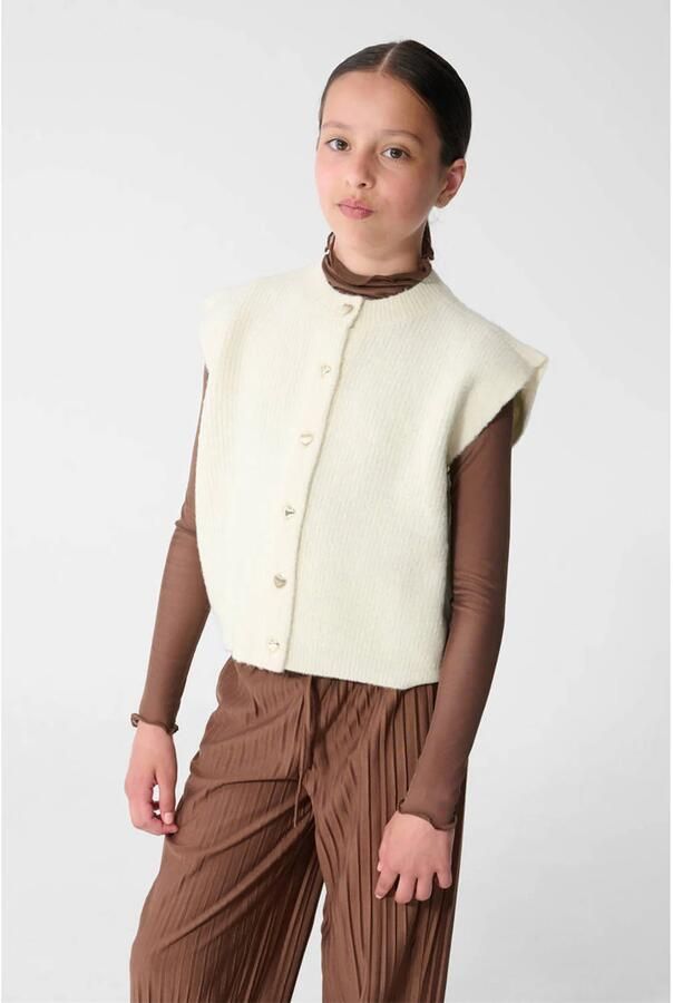 Shoeby gebreide gilet ecru