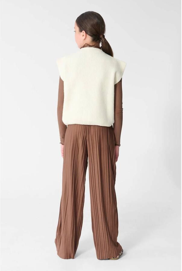 Shoeby gebreide gilet ecru - Foto 2