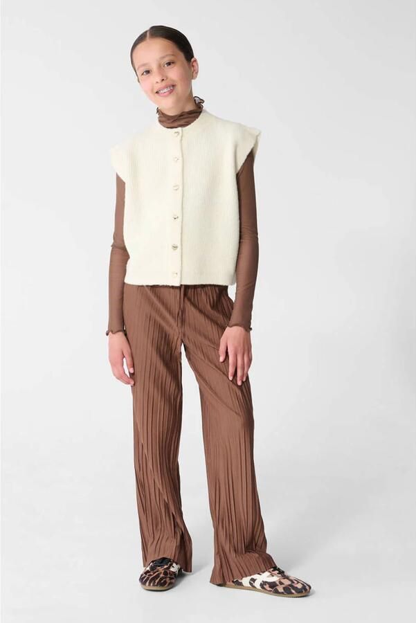 Shoeby gebreide gilet ecru - Foto 3
