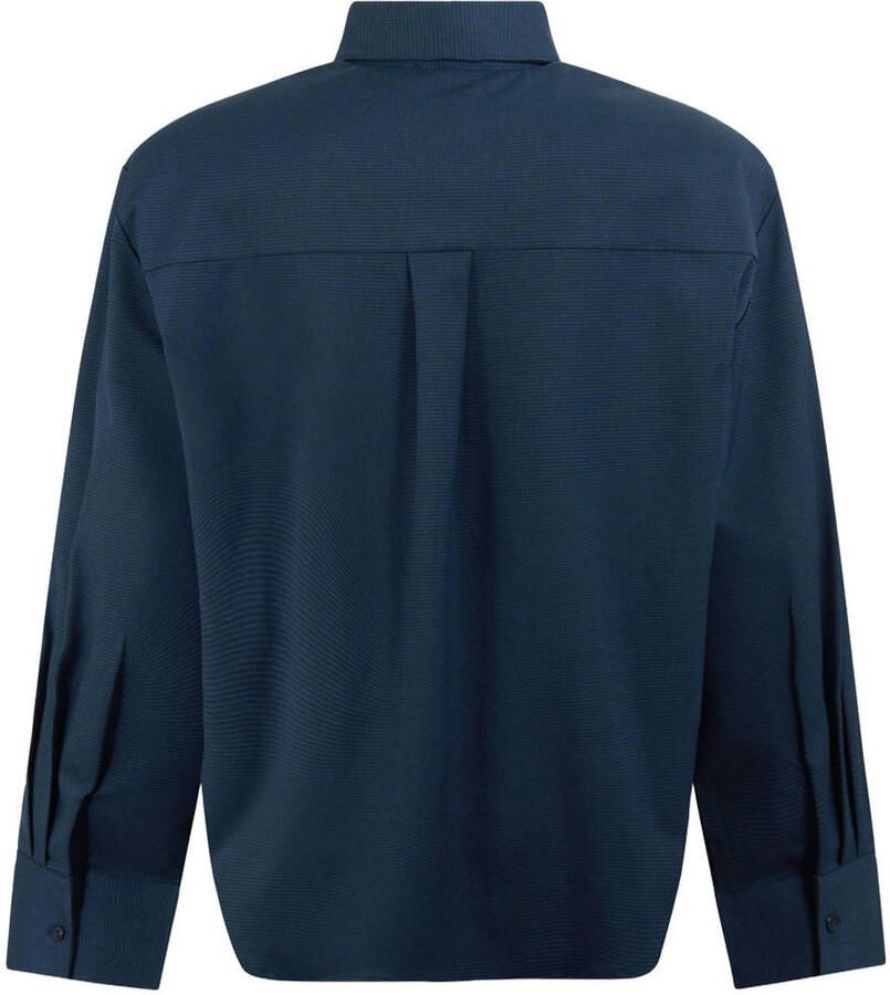 Shoeby geruit blouse donkerblauw - Foto 2