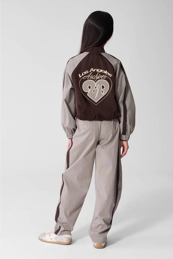 Shoeby geruite casual broek grijs - Foto 2