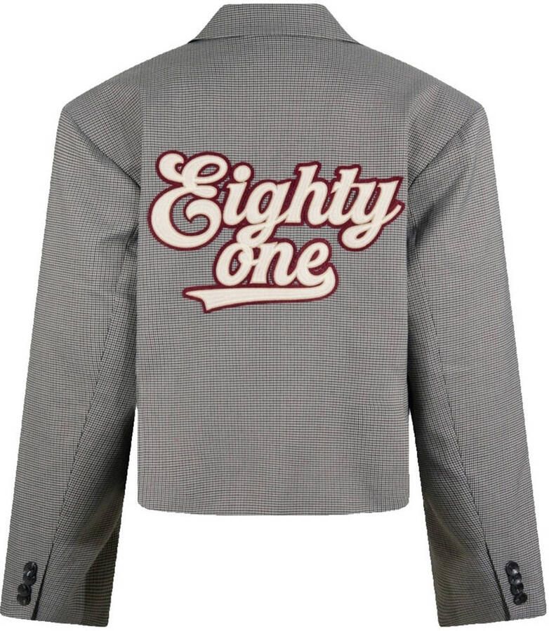 Shoeby geruite cropped blazer zwart - Foto 2