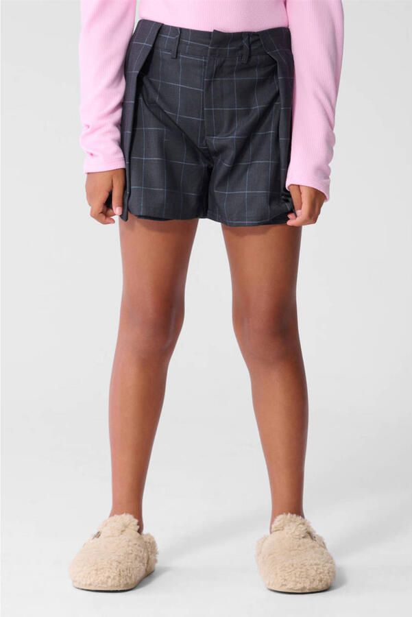 Shoeby geruite short grijs