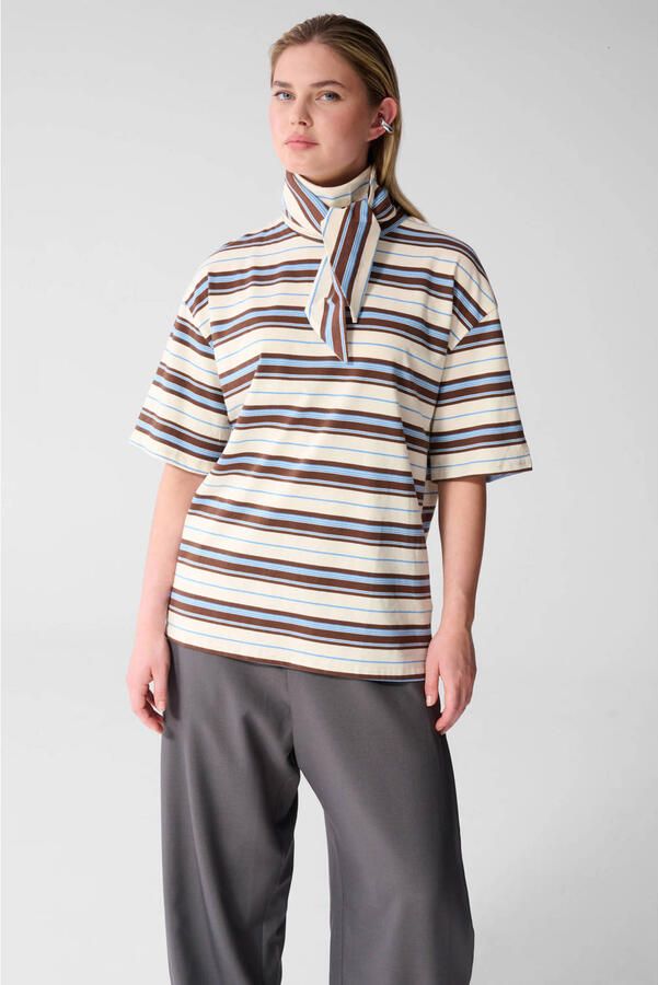 Shoeby gestreept T-shirt meerkleurig - Foto 3