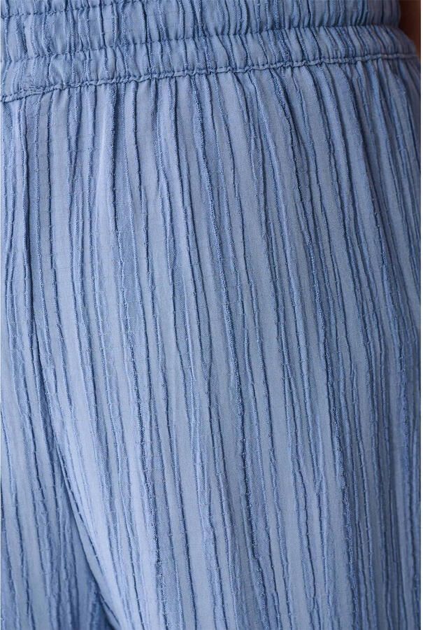 Shoeby gestreepte casual broek blauw - Foto 2