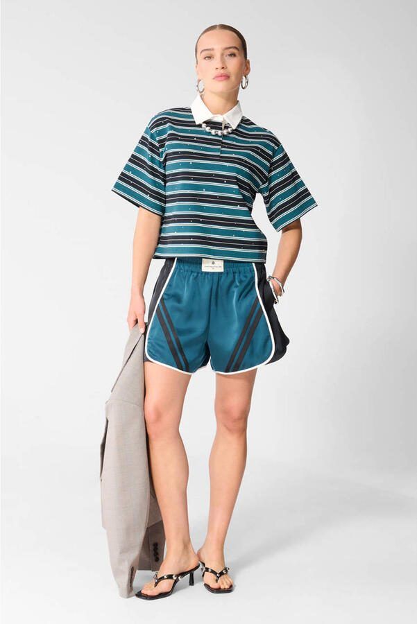 Shoeby gestreepte polo blauw - Foto 2