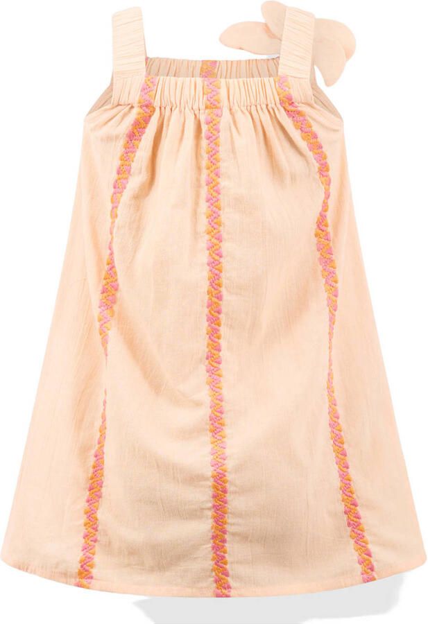 Shoeby gestreepte zomerjurk oranje - Foto 2