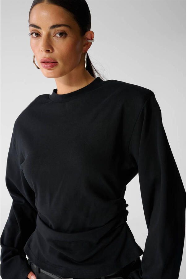 Shoeby getailleerde top zwart