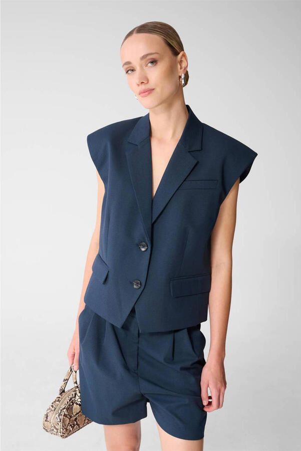 Shoeby gilet donkerblauw