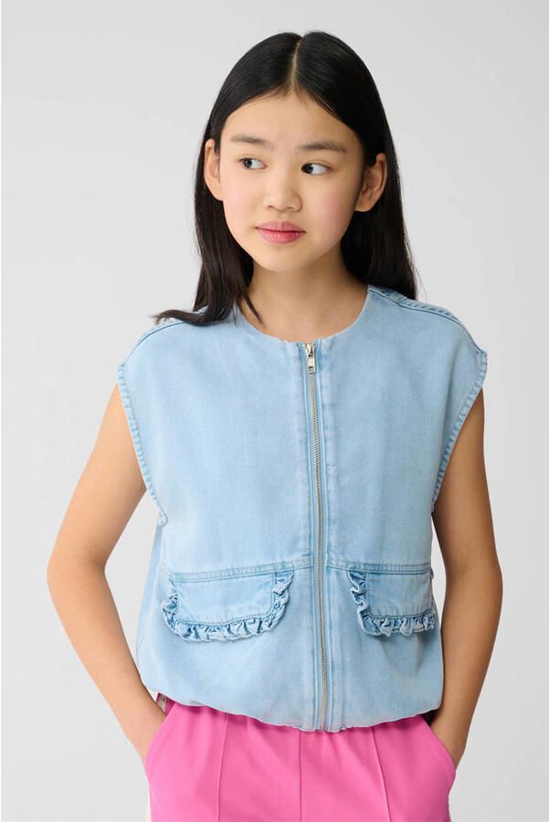 Shoeby gilet light blue denim