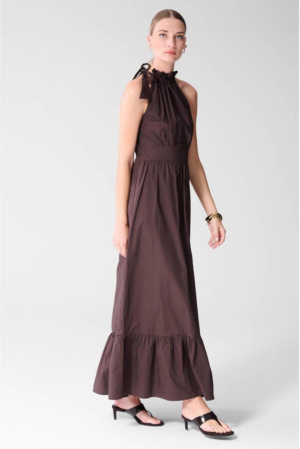 Shoeby halterjurk bruin - Foto 2