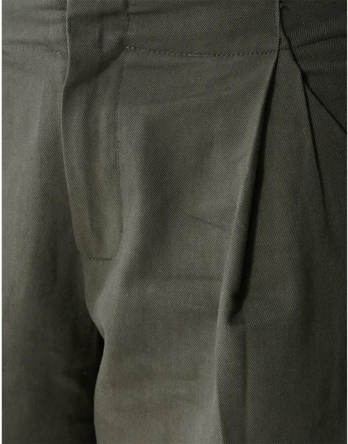Shoeby high waist cargobroek donkergroen - Foto 2