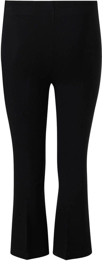 Shoeby high waist flared broek zwart Meisjes Viscose Effen 110 116