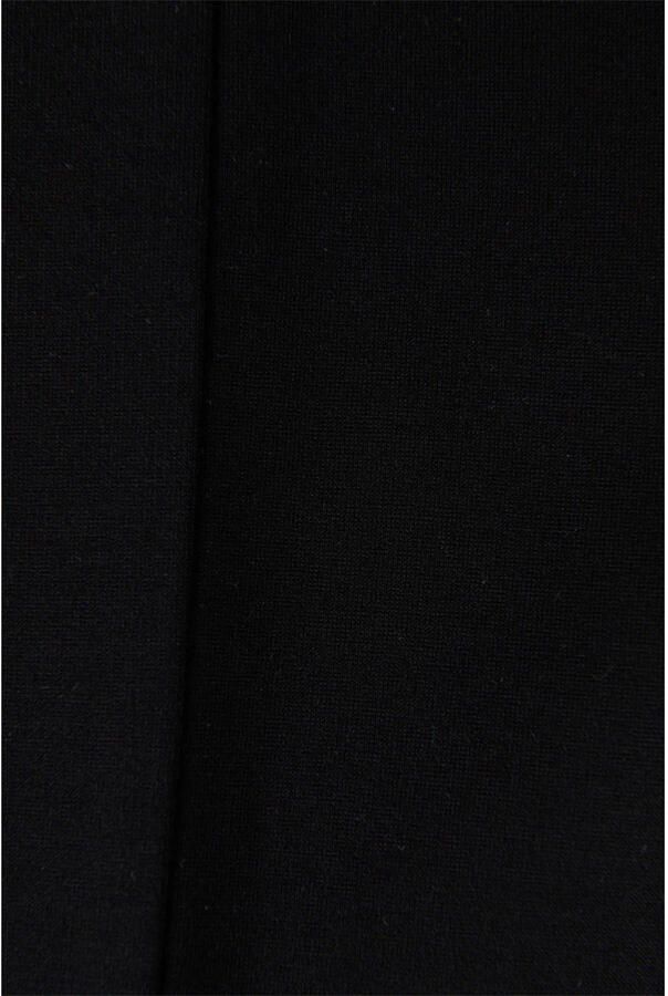 Shoeby high waist flared broek zwart Meisjes Viscose Effen 110 116 - Foto 2