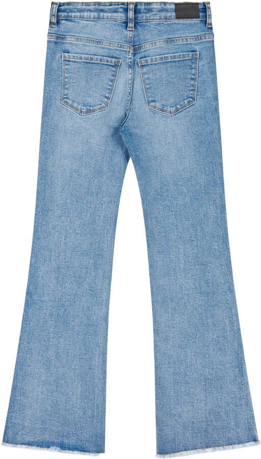 Shoeby high waist flared jeans mediumstone Blauw Meisjes Denim Effen 170 - Foto 4