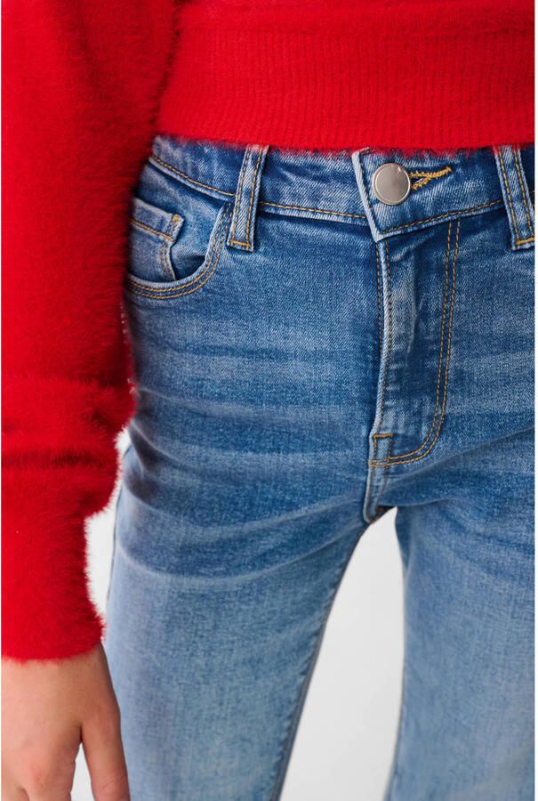 Shoeby high waist flared jeans mediumstone Blauw Meisjes Denim Effen 170 - Foto 2