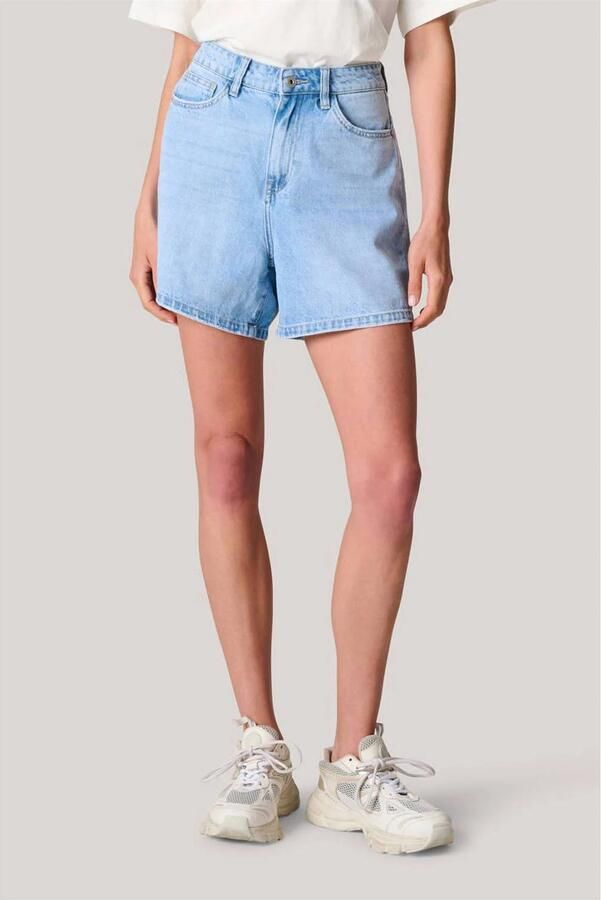 Shoeby high waist regular fit short light blue denim - Foto 2