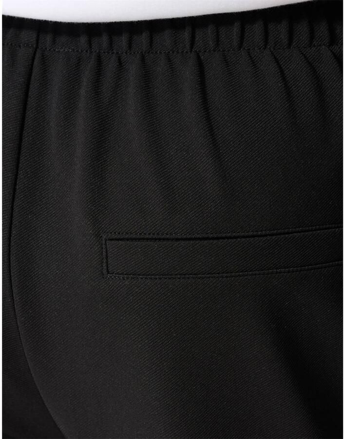 Shoeby high waist relaxed fit broek met plooien zwart - Foto 2