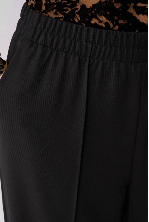 Shoeby high waist wide leg broek zwart - Foto 3