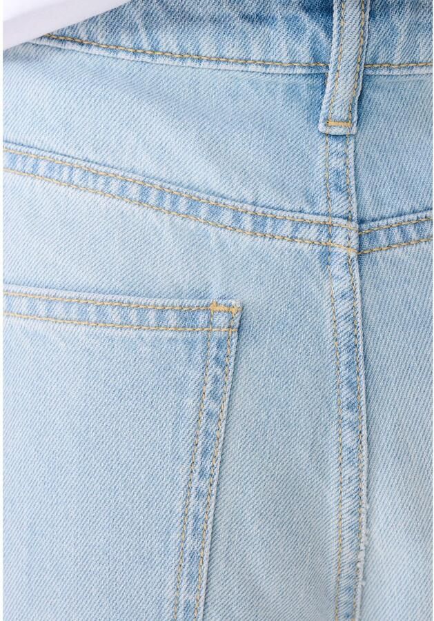 Shoeby high waist wide leg jeans bleached denim