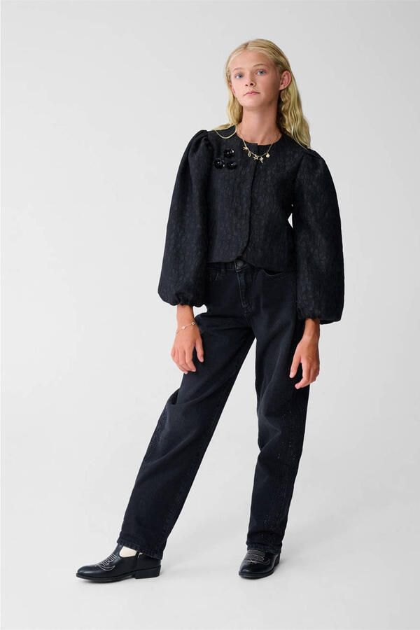 Shoeby high waist barrel jeans black denim - Foto 3