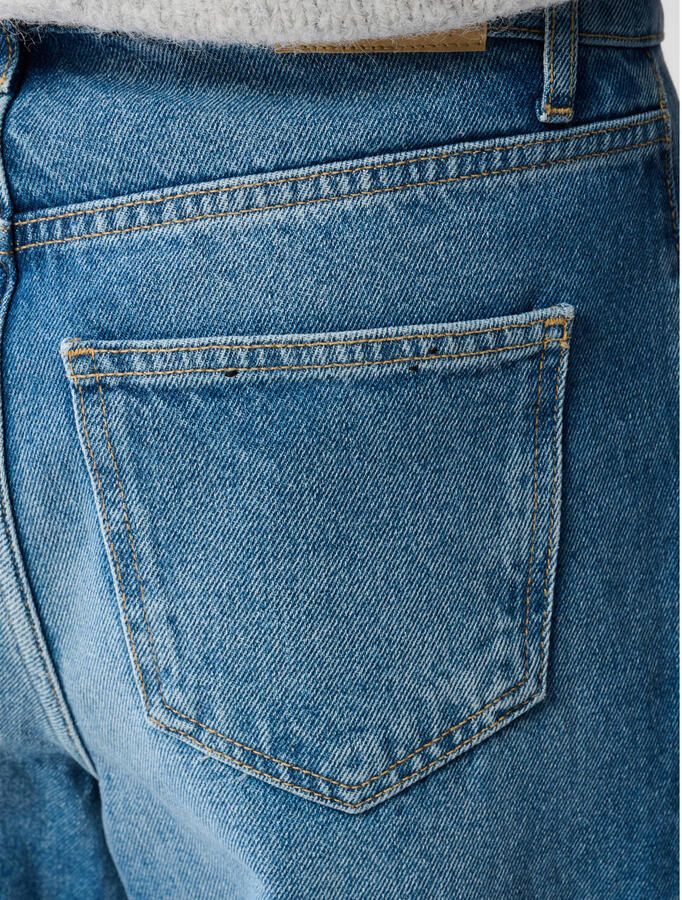Shoeby high waist barrel jeans blauw