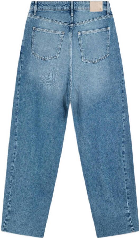 Shoeby high waist barrel jeans blauw - Foto 3