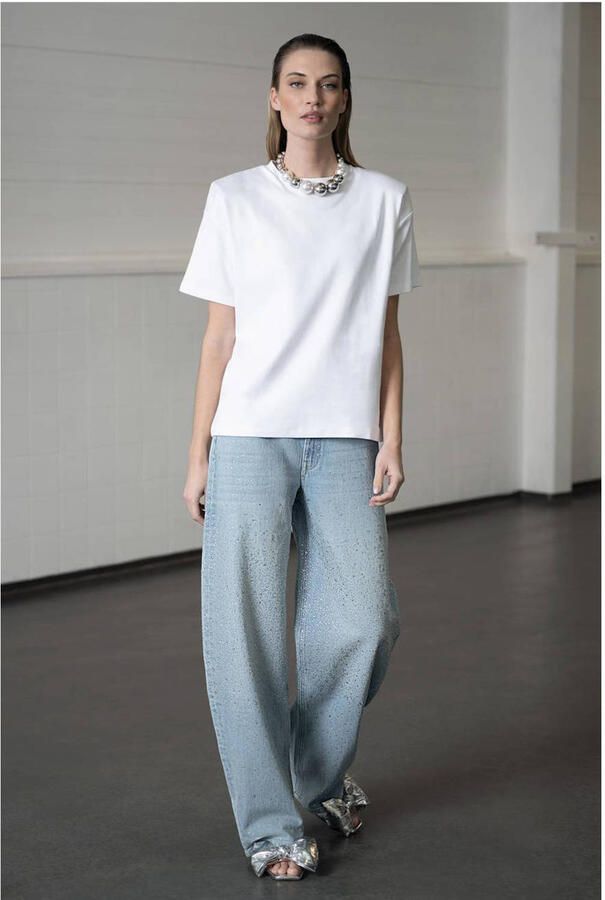 Shoeby high waist barrel jeans light blue denim - Foto 2